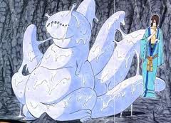 Rokubi no Namekuji - Má šesť chvostov, bol zapečatený do ninju menom Utakata